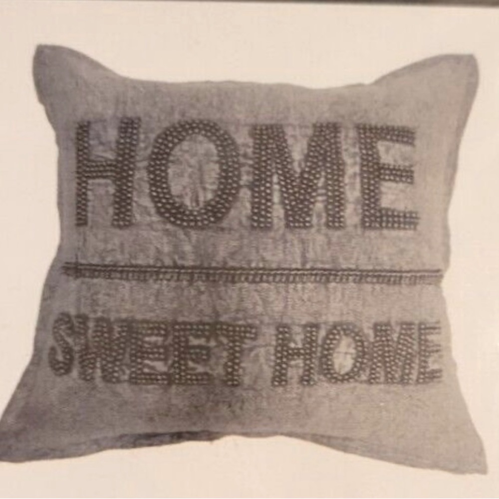 Merchant 41 Pillow Cover 18" X 18" Gray Home Sweet Home Farmhouse Hobby …